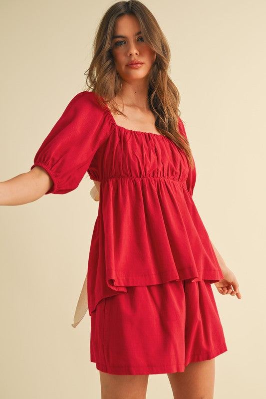 Boho Chic Red Set